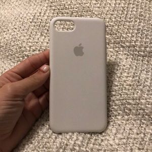 iPhone 7/8 Apple Case in Smoke White